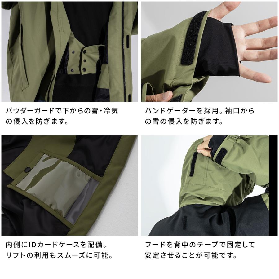 BOARDEE スノボウェア メンズ ジャケット 単品 スノーボードウェア