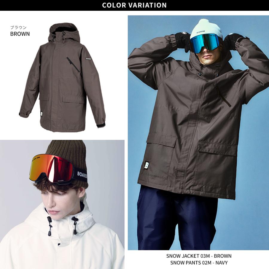 BOARDEE スノボウェア メンズ ジャケット 単品 スノーボードウェア