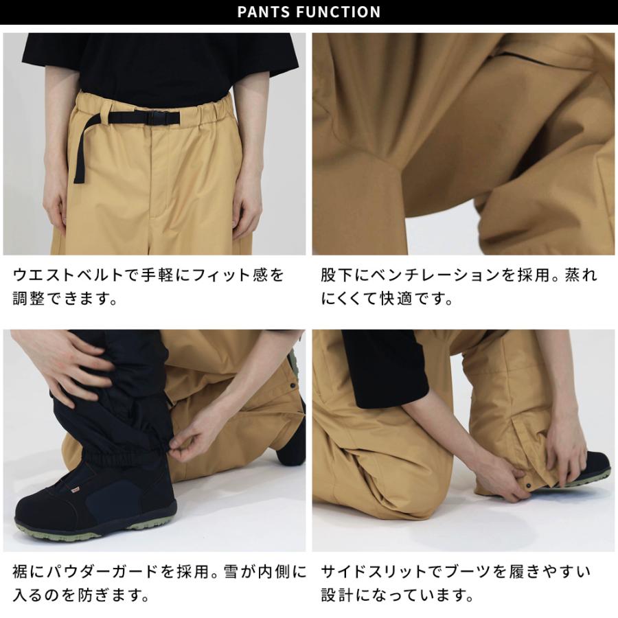 BOARDEE スノボウェア メンズ パンツ 単品 スノーボードウェア BOARDEE