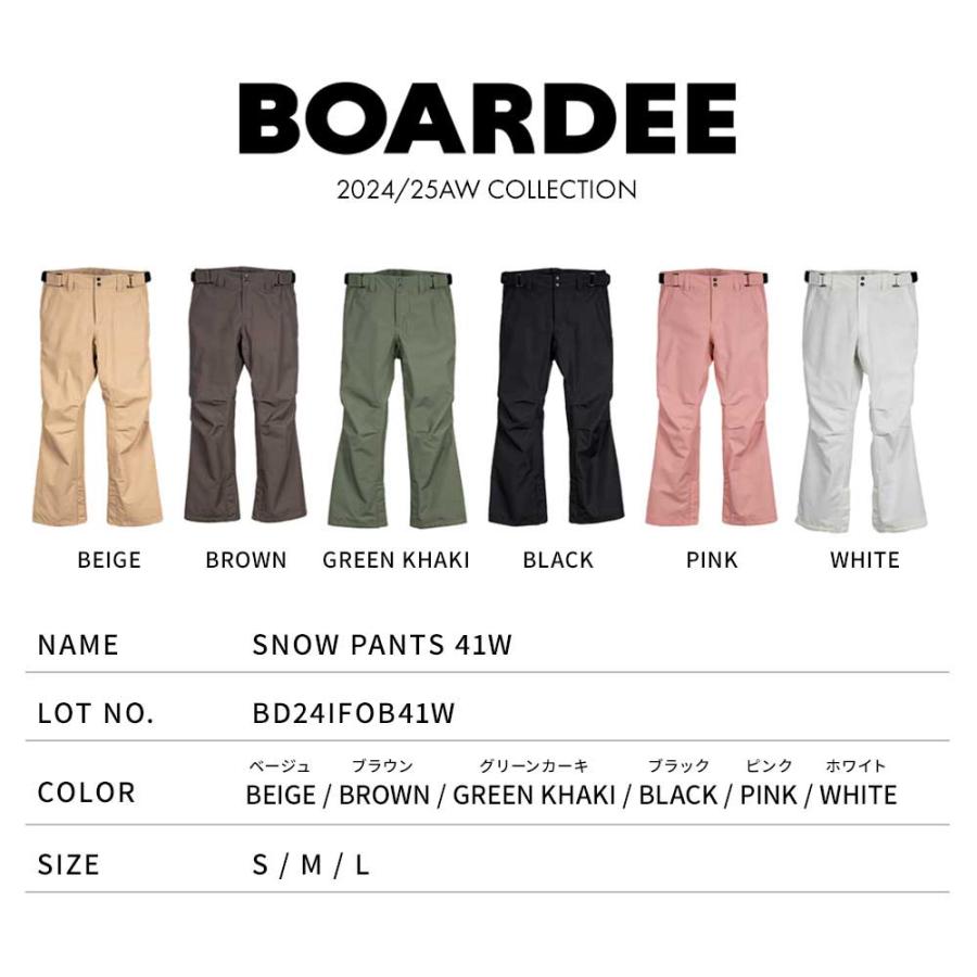 スノボ　ウェア　BOARDDEE パンツ 41W グリーンカーキ　M boardee_cd105576