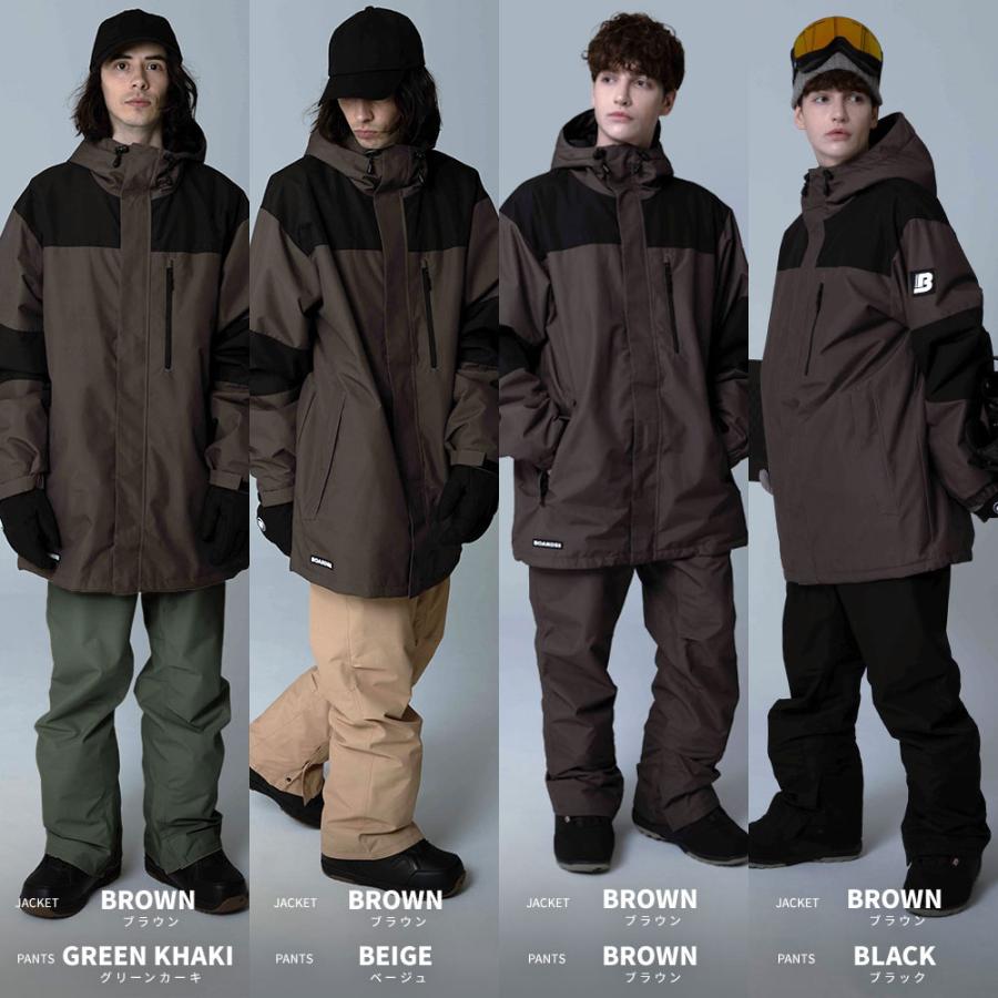 BOARDEE スノボウェア メンズ 上下セット スノーボードウェア BOARDEE