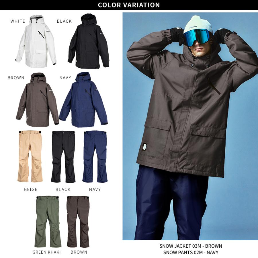 BOARDEE スノボウェア メンズ 上下セット スノーボードウェア BOARDEE