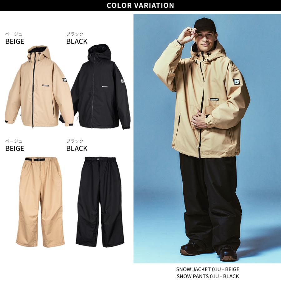 BOARDEE スノボウェア メンズ 上下セット スノーボードウェア BOARDEE