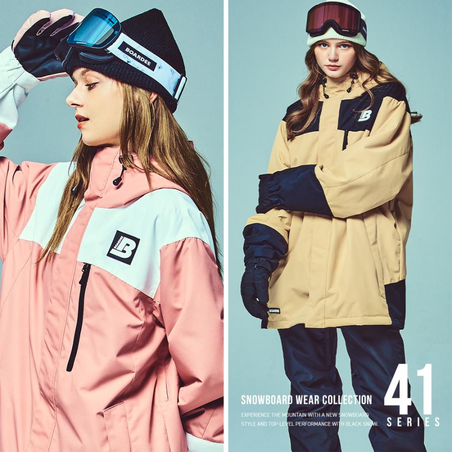 BOARDEE スノボウェア レディース 上下セット スノーボードウェア