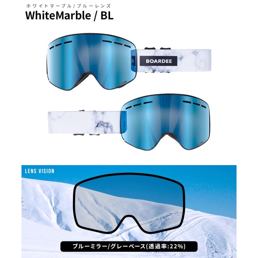 スノボ ゴーグル メンズ レディース  スノーボード BOARDEE GG03 B ボーディー | BOARDEE | 13