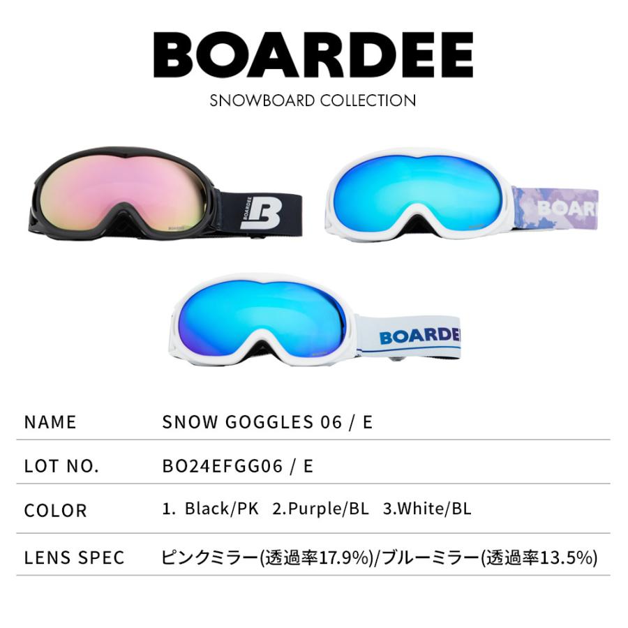 スノボ スキーゴーグル レディース ジュニア スノーボード 可愛い おしゃれ スノボ スノーボード GG06E BOARDEE ボーディー | BOARDEE | 07
