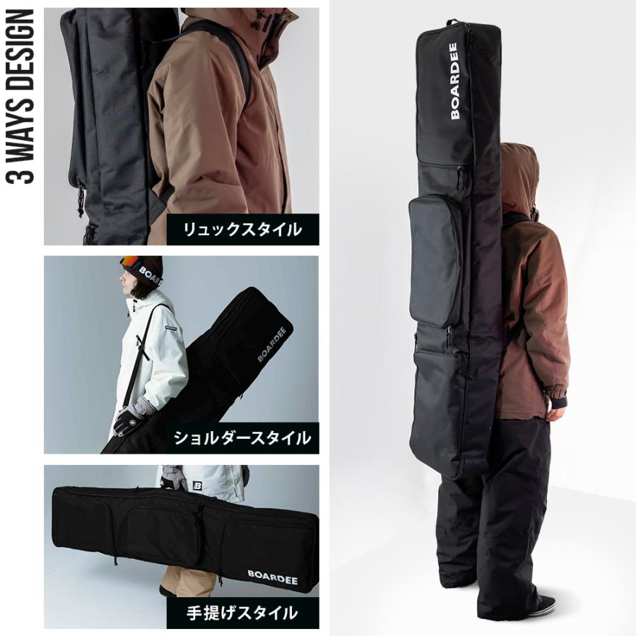 BOARDEE スノーボードケース スノボ ケース バッグ リュック 板 150