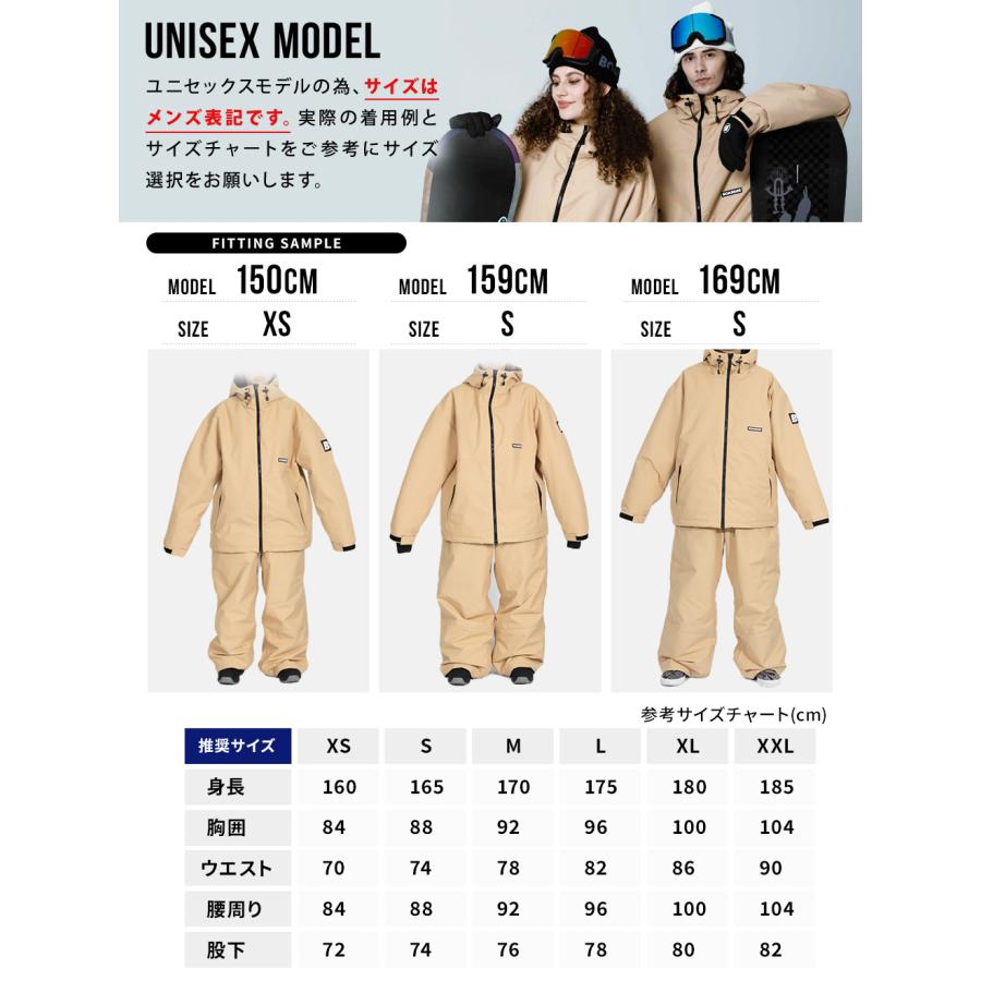 BOARDEE スノボウェア メンズ 上下セット スノーボードウェア BOARDEE