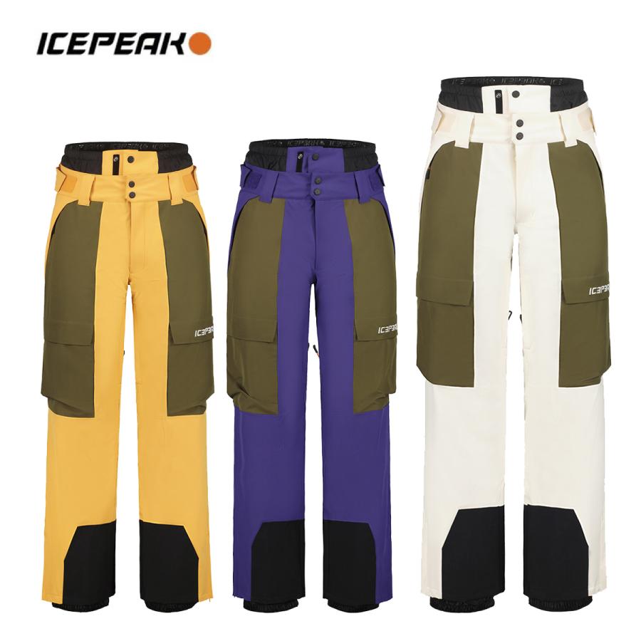 【新品】ICE PEAK スキーパンツ　スノーボードパンツ ボトム　A.W.S. ICEPEAK（アイスピーク） スノボウェア パンツ メンズ＜2026