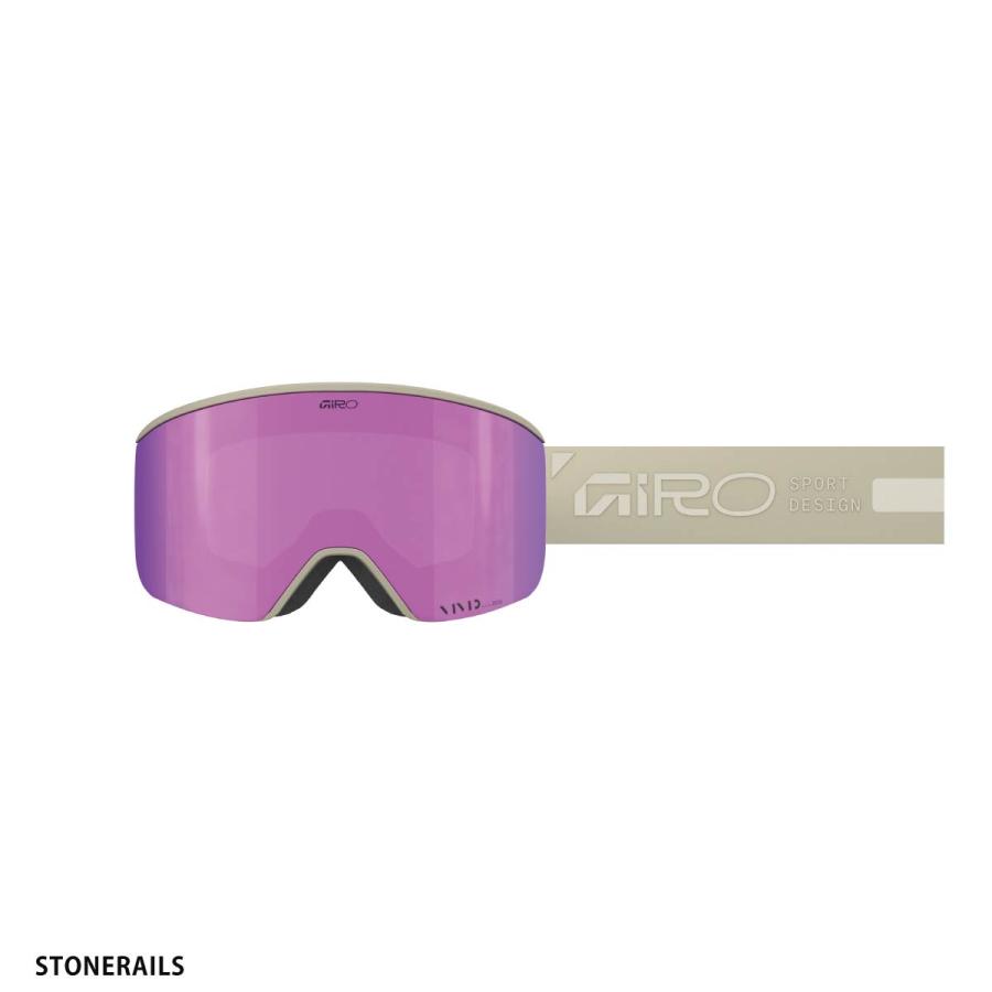 GIRO ジロ スノボゴーグル レディース＜2026＞Ella AF / エラ アジアンフィット /ASIAN FIT/眼鏡・メガネ対応ゴーグル/スペアレンズ付/ミラー  日本正規品 | GIRO | 09