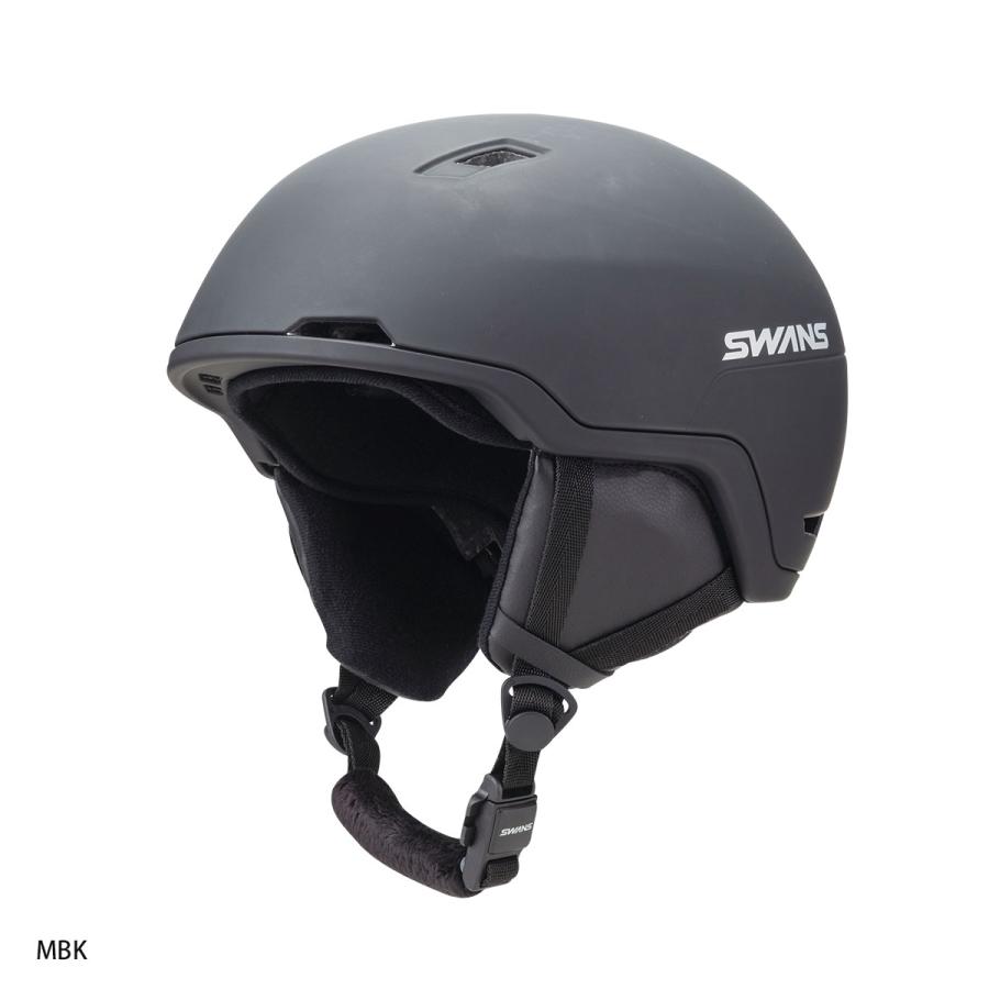 2026 SWANS マットブラック ヘルメット Mサイズ HSF-241 SWANS（スワンズ） スノボヘルメット メンズ レディース＜2026＞HSF