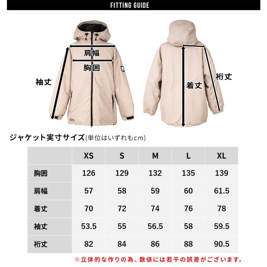 スノボウェア レディース ジャケット 単品 スノーボードウェア BOARDEE BD25JFOT43W ボーディー オーバーサイズ スキーウェア | BOARDEE | 14