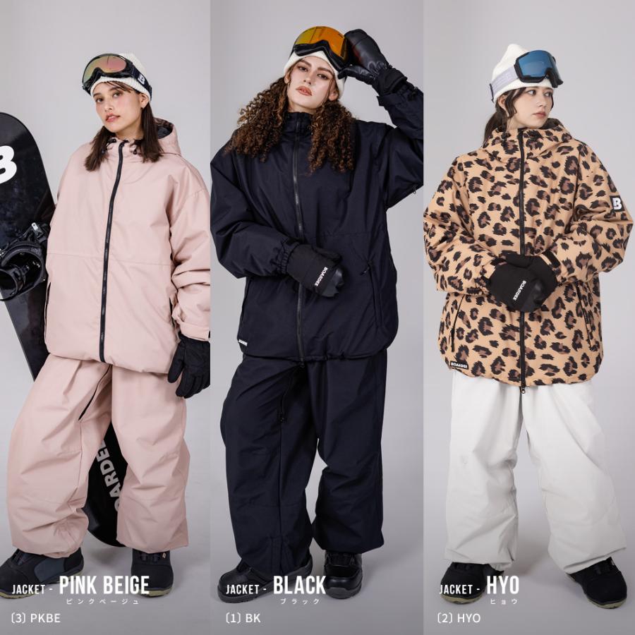 スノボウェア レディース ジャケット 単品 スノーボードウェア BOARDEE BD25JFOT43W ボーディー オーバーサイズ スキーウェア | BOARDEE | 11