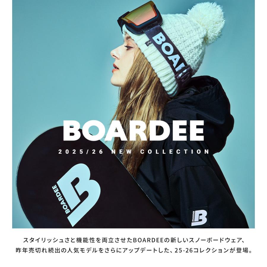 スノボウェア レディース 上下セット スノーボードウェア BOARDEE BD25JFOT43W×BD25JFOB43W ボーディー オーバーサイズシルエット スキーウェア | BOARDEE | 16