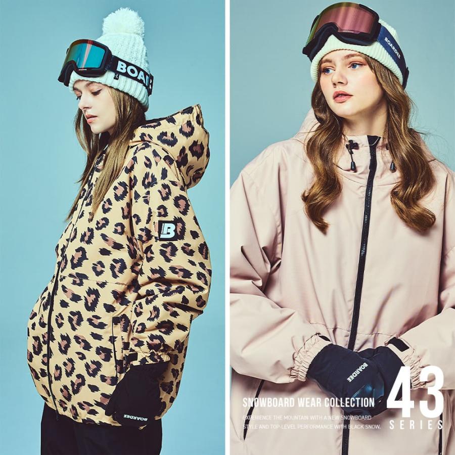 スノボウェア レディース 上下セット スノーボードウェア BOARDEE BD25JFOT43W×BD25JFOB43W ボーディー オーバーサイズシルエット スキーウェア | BOARDEE | 19