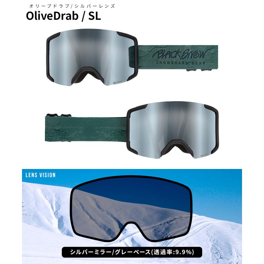 スノボ ゴーグル メンズ スノーボード BLACKSNOW BS25EFGG05 D ブラックスノー | BLACK SNOW | 13