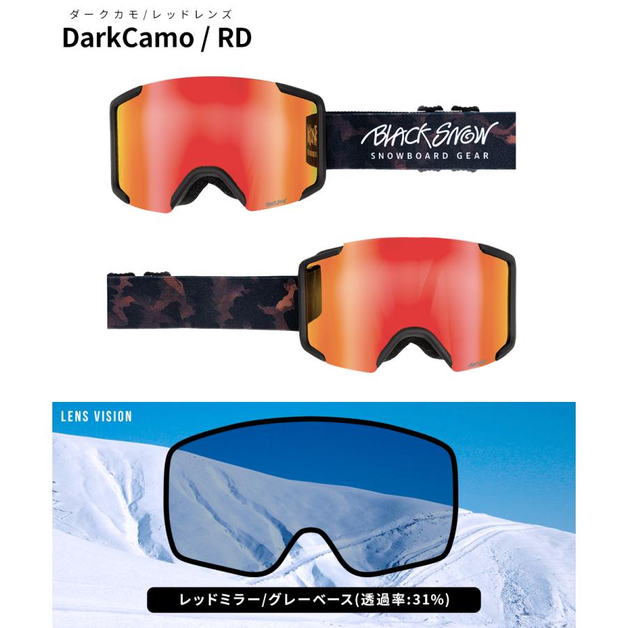 スノボ ゴーグル メンズ スノーボード BLACKSNOW BS25EFGG05 D ブラックスノー | BLACK SNOW | 14