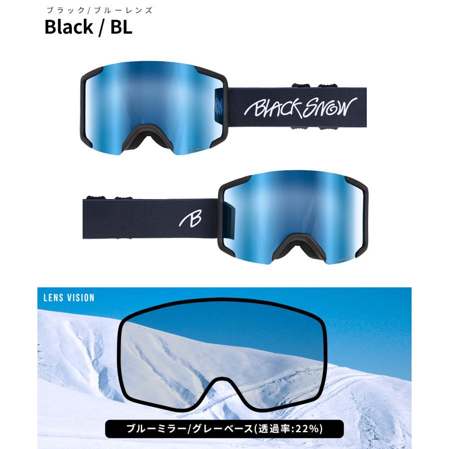 スノボ ゴーグル メンズ スノーボード BLACKSNOW BS25EFGG05 D ブラックスノー | BLACK SNOW | 15