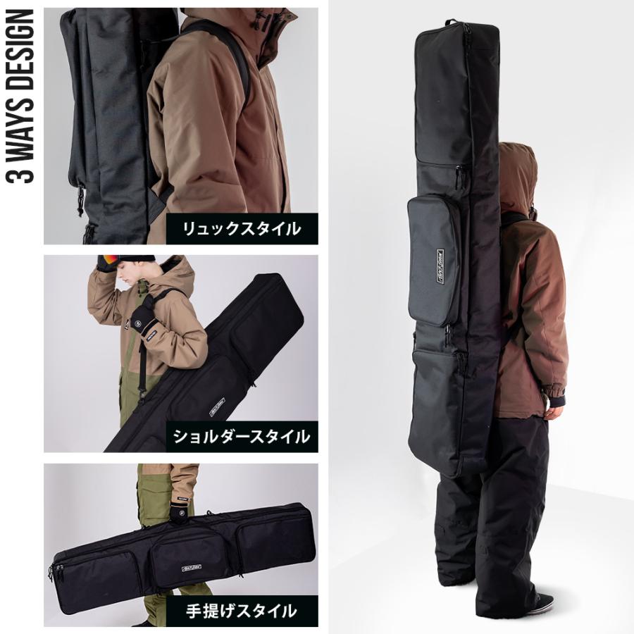 BLACK SNOW スノボ ケース オールインワン スノーボード BLACKSNOW