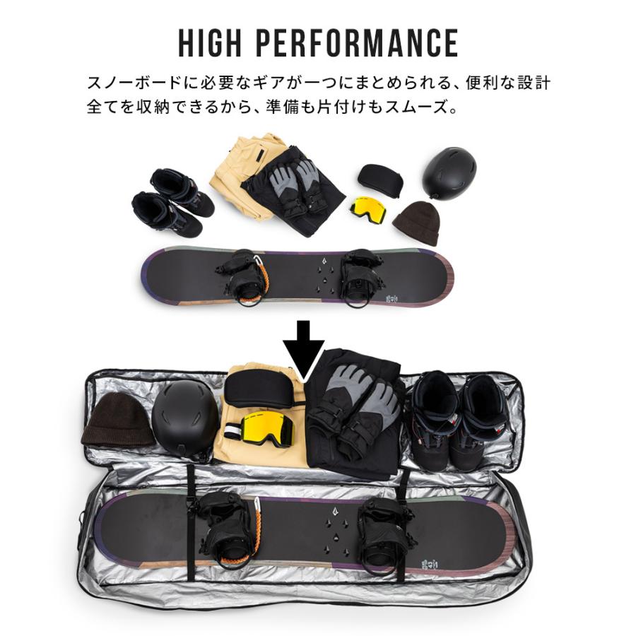 BLACK SNOW スノボ ケース オールインワン スノーボード BLACKSNOW