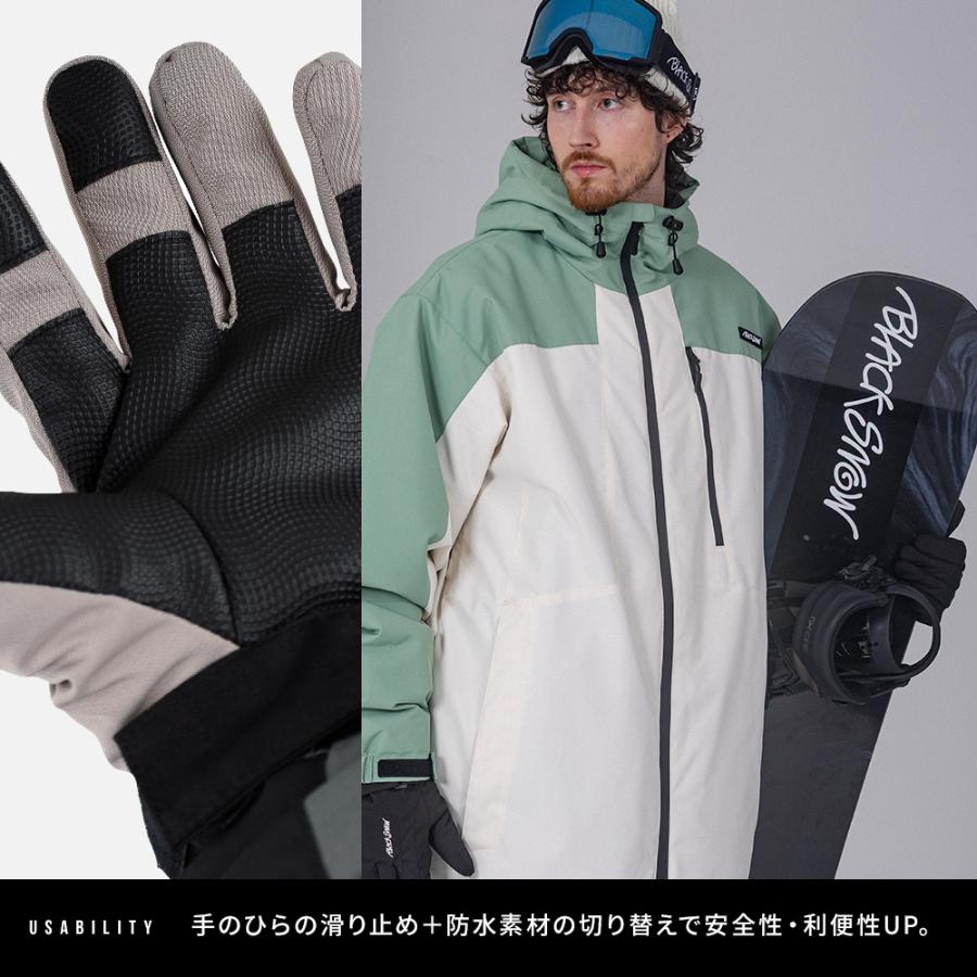 スノボ スキーグローブ メンズ スノーボード BLACKSNOW BS25HFGL01M ブラックスノー ５本指 ユニセックス レディース | BLACK SNOW | 07