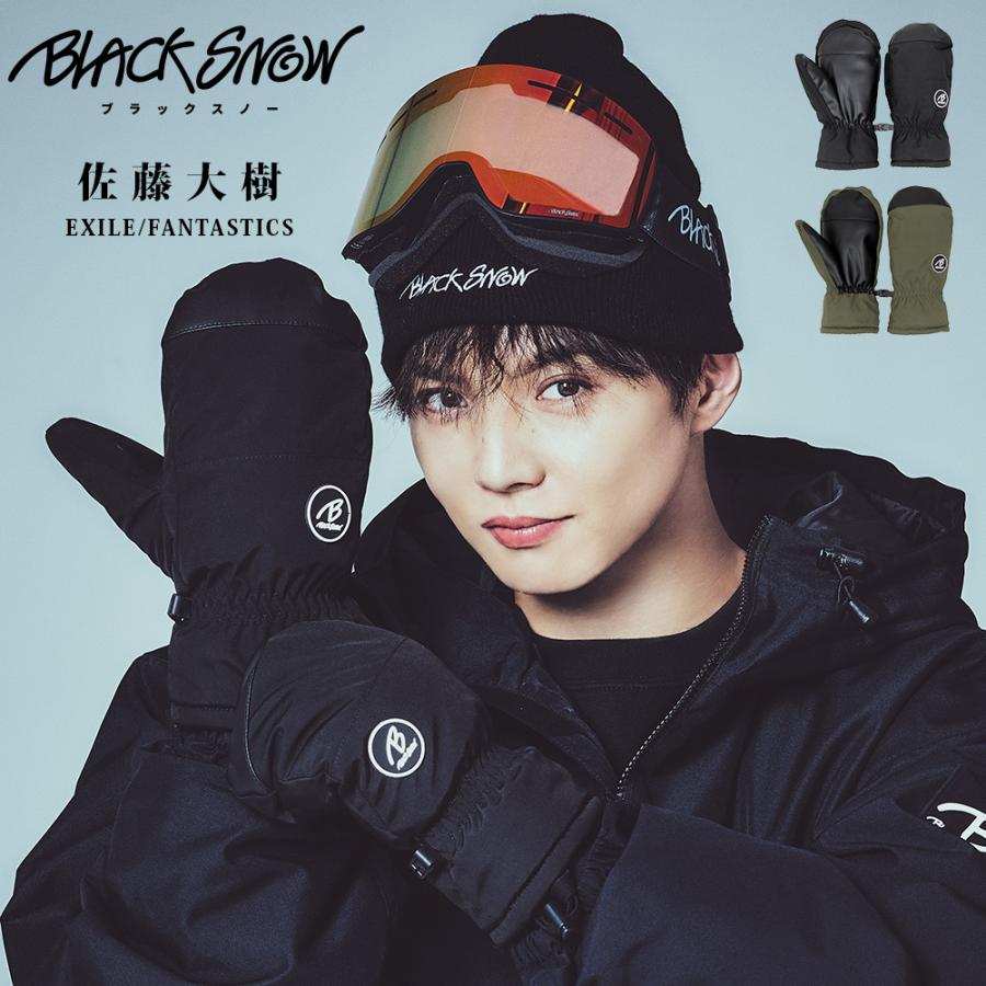スノボ スキーグローブ メンズ スノーボード BLACKSNOW BS25HFGL02M ブラックスノー ミトン ユニセックス レディース | BLACK SNOW