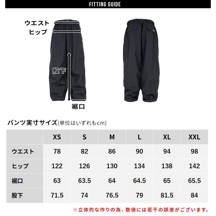 スノボウェア メンズ パンツ 単品 スノーボードウェア BLACKSNOW BS25JFOB04M ブラックスノー オーバーサイズ スキーウェア | BLACK SNOW | 17