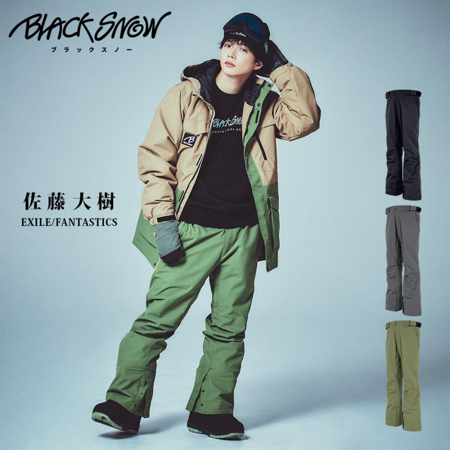 BLACK SNOW スノボウェア メンズ パンツ 単品 スノーボードウェア
