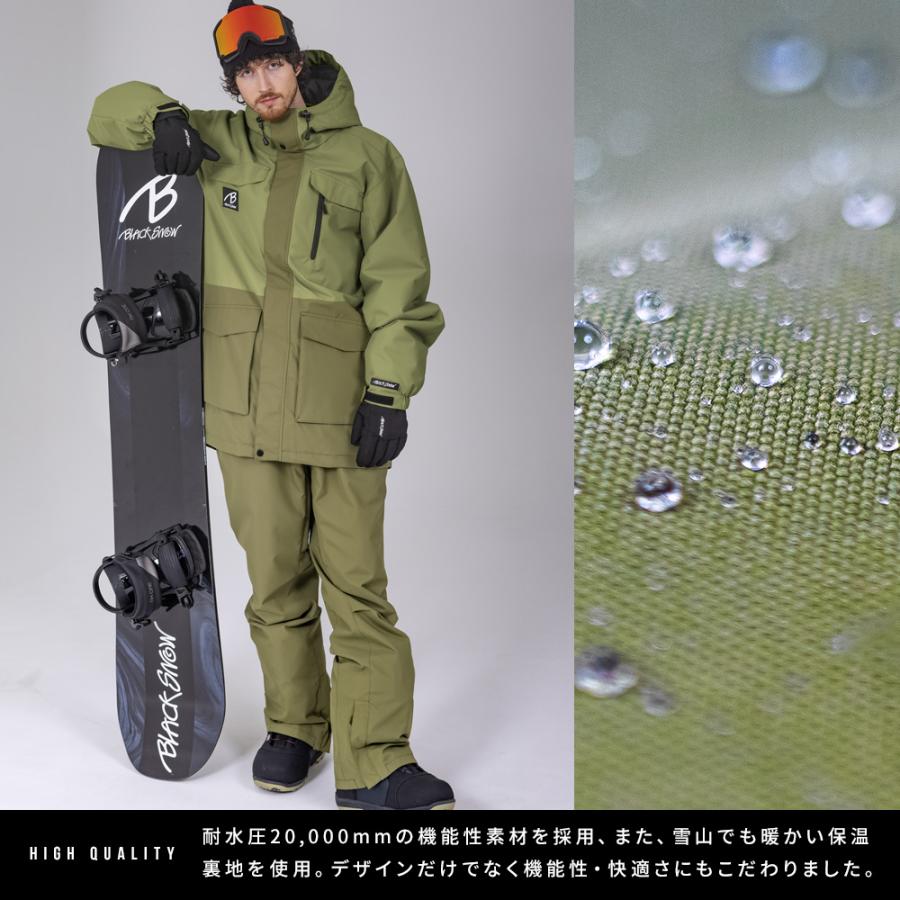 週末値下げ！カーキ/ブラック スノーボードウェア 楽天市場】エントリーP10倍 スノーボードウェア スキーウェア 上下