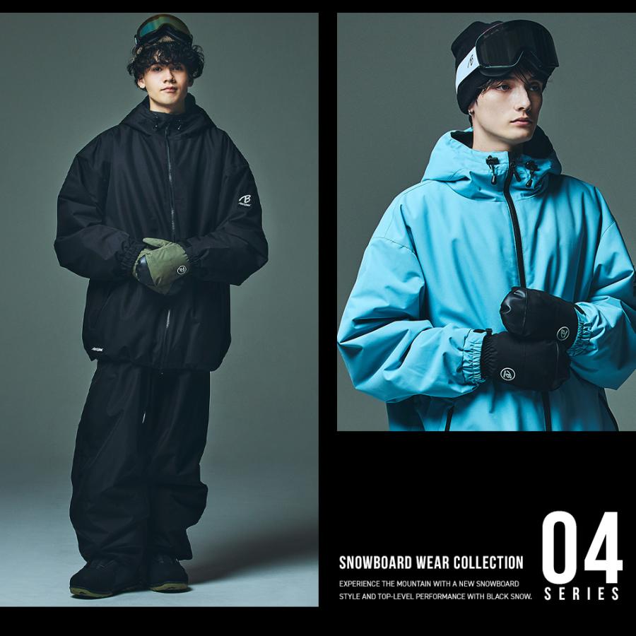 スノボウェア メンズ ジャケット 単品 スノーボードウェア BLACKSNOW BS25JFOT04M ブラックスノー オーバーサイズ スキーウェア | BLACK SNOW | 08