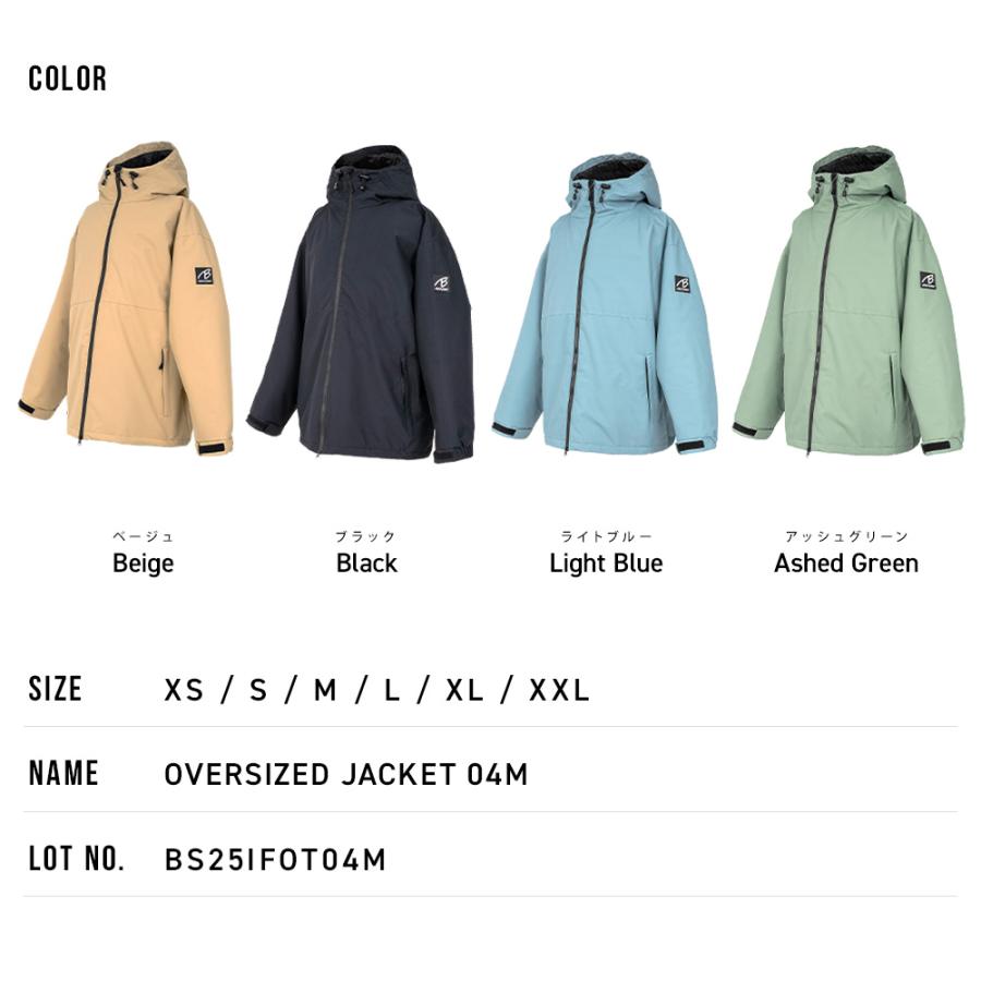 スノボウェア メンズ ジャケット 単品 スノーボードウェア BLACKSNOW BS25JFOT04M ブラックスノー オーバーサイズ スキーウェア | BLACK SNOW | 09