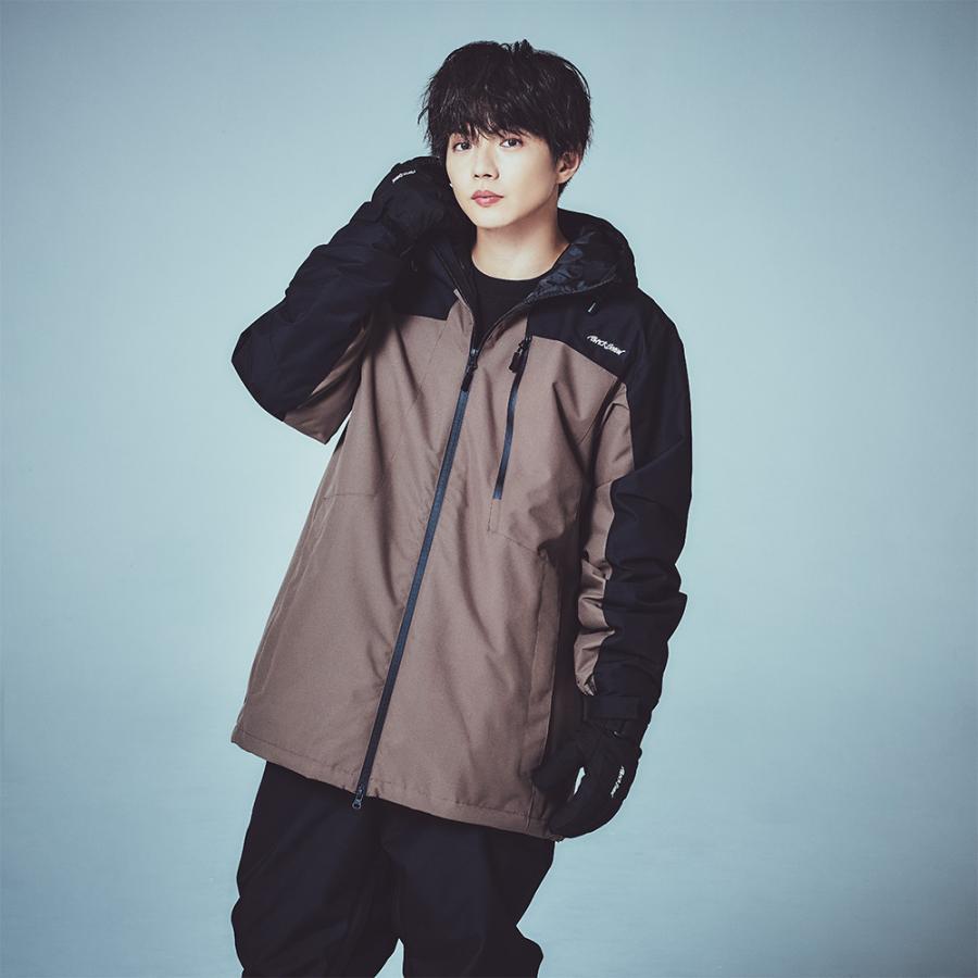 BLACK SNOW スノボウェア メンズ 上下セット スノーボードウェア 耐水