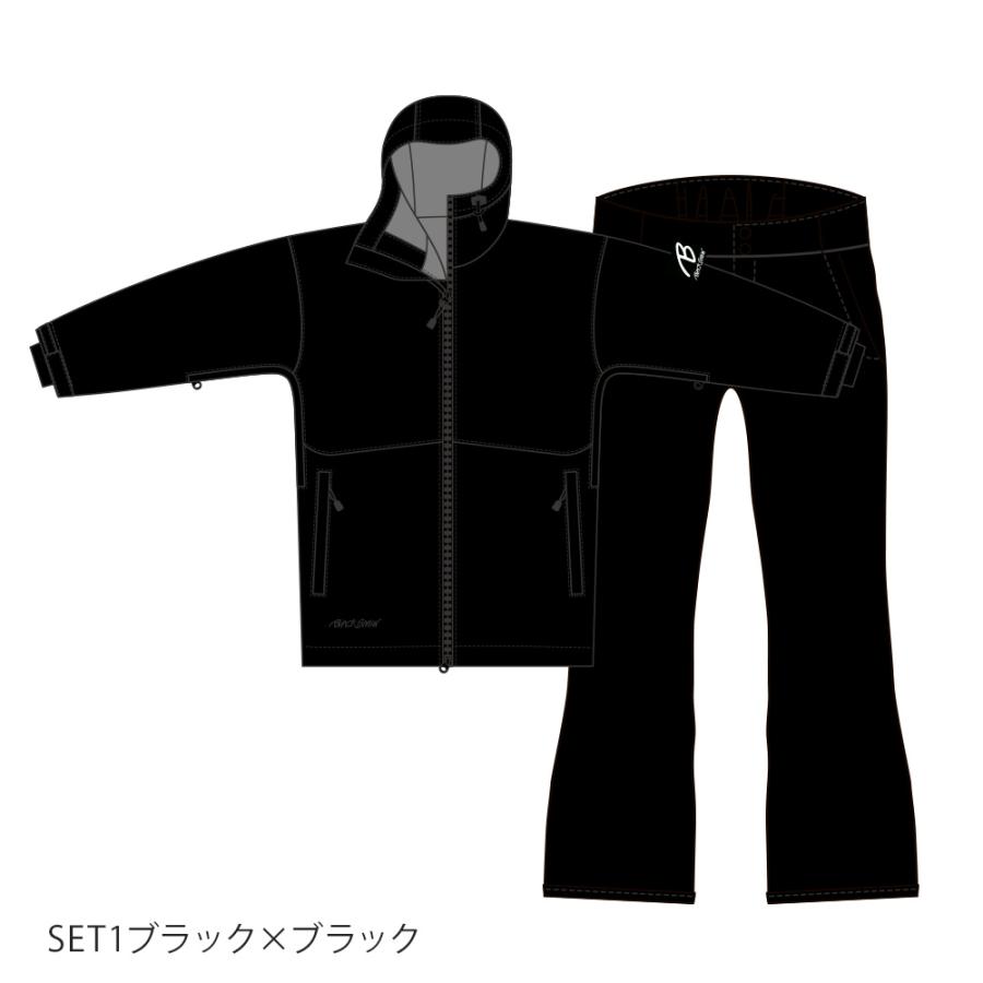BLACK SNOW スノボウェア メンズ 上下セット スノーボードウェア