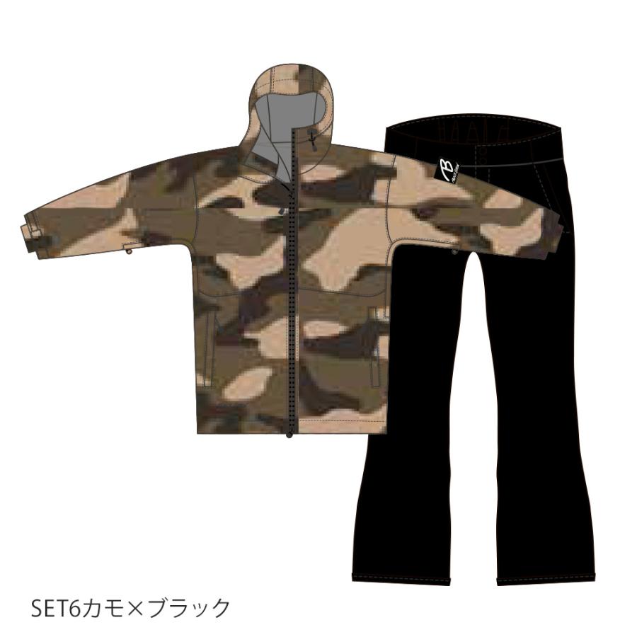 スノボウェア メンズ 上下セット スノーボードウェア BLACKSNOW OT04M×OB04M ブラックスノー オーバーサイズ スキーウェア | BLACK SNOW | 07