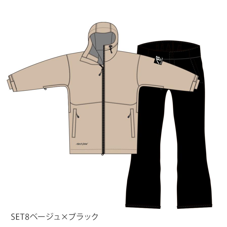 BLACK SNOW スノボウェア メンズ 上下セット スノーボードウェア