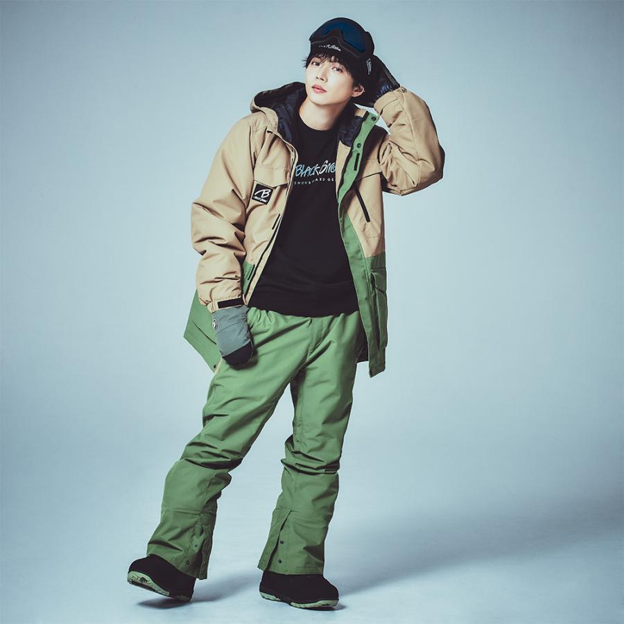 スノボウェア メンズ 上下セット スノーボードウェア BLACKSNOW BS25JFOT05M×BS25JFOB05M ブラックスノー スリム スキーウェア | BLACK SNOW | 13