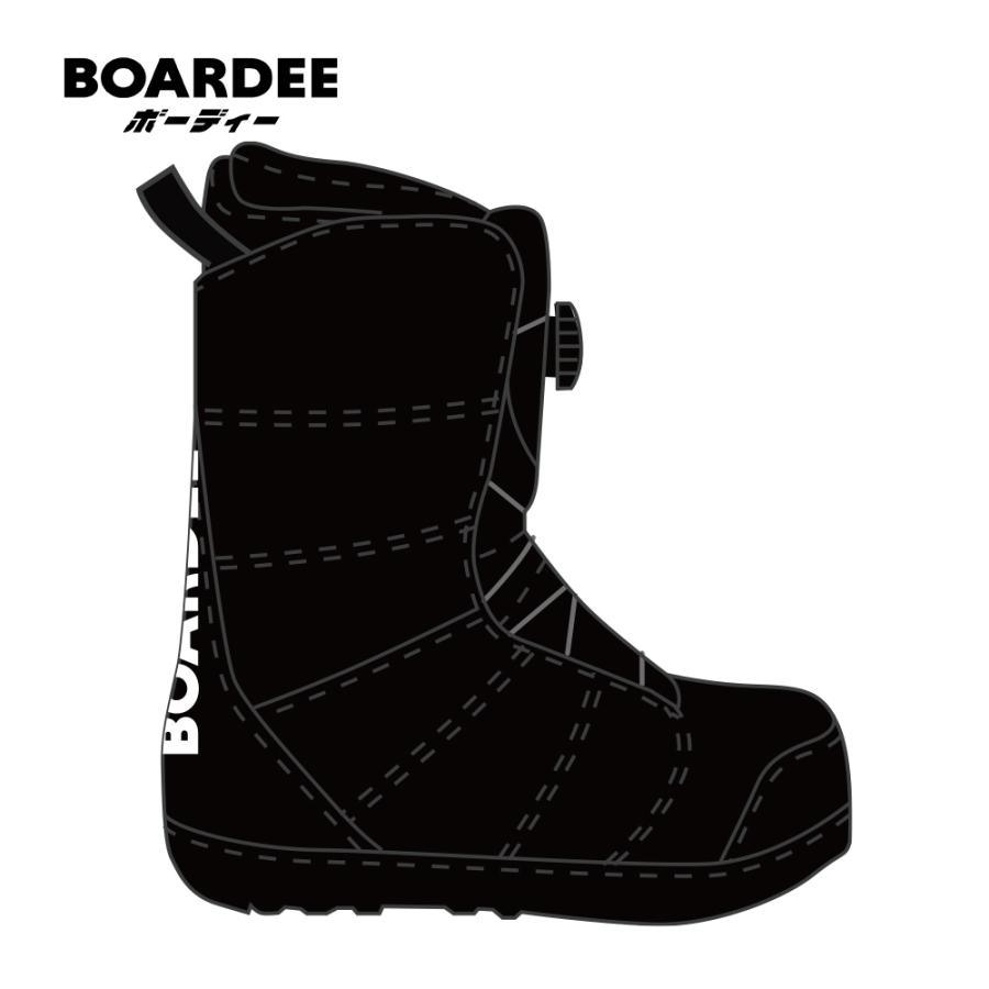 BOARDEE ボーディー SB40W スノーボード ブーツ レディース ダイヤル式 スノボ ブーツ 初心者 エントリー | BLACK SNOW