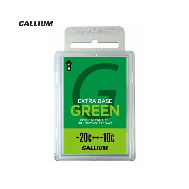 GALLIUM ガリウム ワックス EXTRA BASE GREEN 〔100g〕 SW2073 固形 スノボ スノーボード | GALLIUM