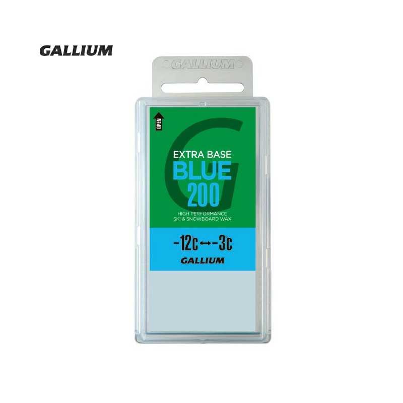 GALLIUM ガリウム ワックス EXTRA BASE BLUE 200〔200g〕 SW2078 固形 スノボ スノーボード | GALLIUM