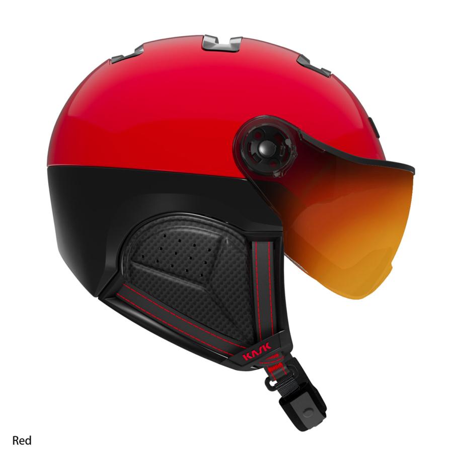スノボ スノーボード ヘルメット メンズ レディース KASK カスク KA-SHE62 PIUMA R MONTECARLO〔モンテカルロ〕 バイザー付きの画像