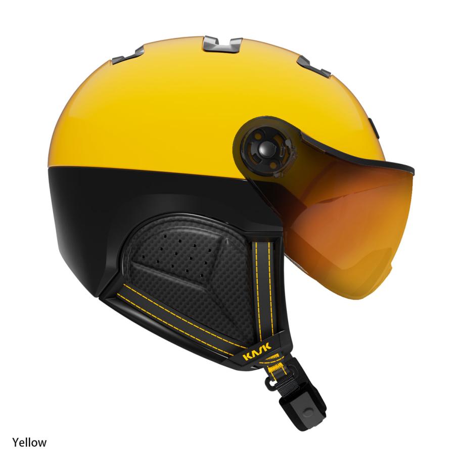 スノボ スノーボード ヘルメット メンズ レディース KASK カスク KA-SHE62 PIUMA R MONTECARLO〔モンテカルロ〕 バイザー付きの画像