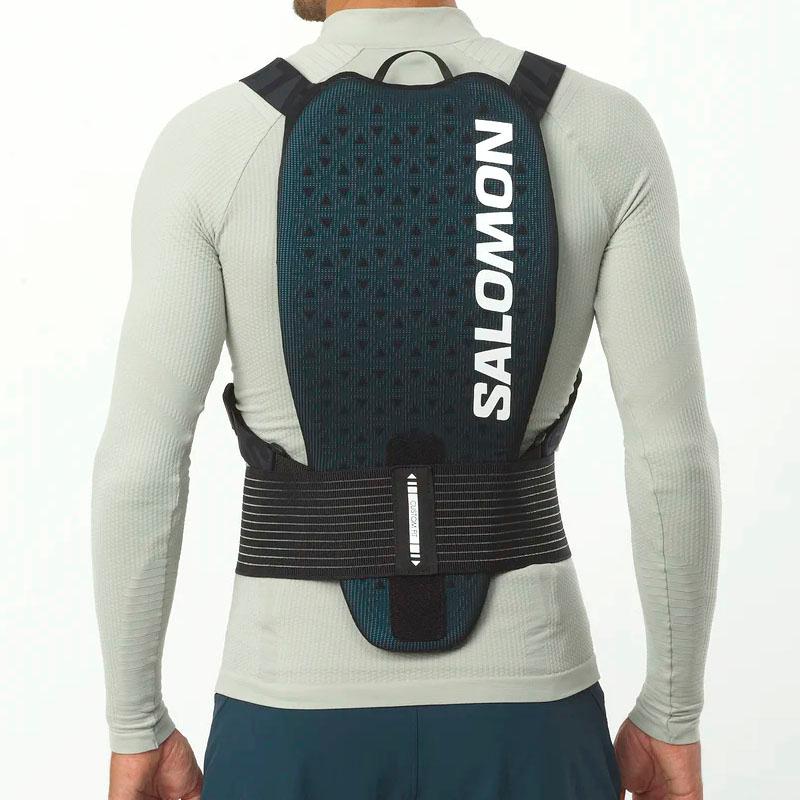 Salomon バックプロテクター　ブラック/ブルー SALOMON サロモン スノボ スノーボード バックプロテクター 脊椎