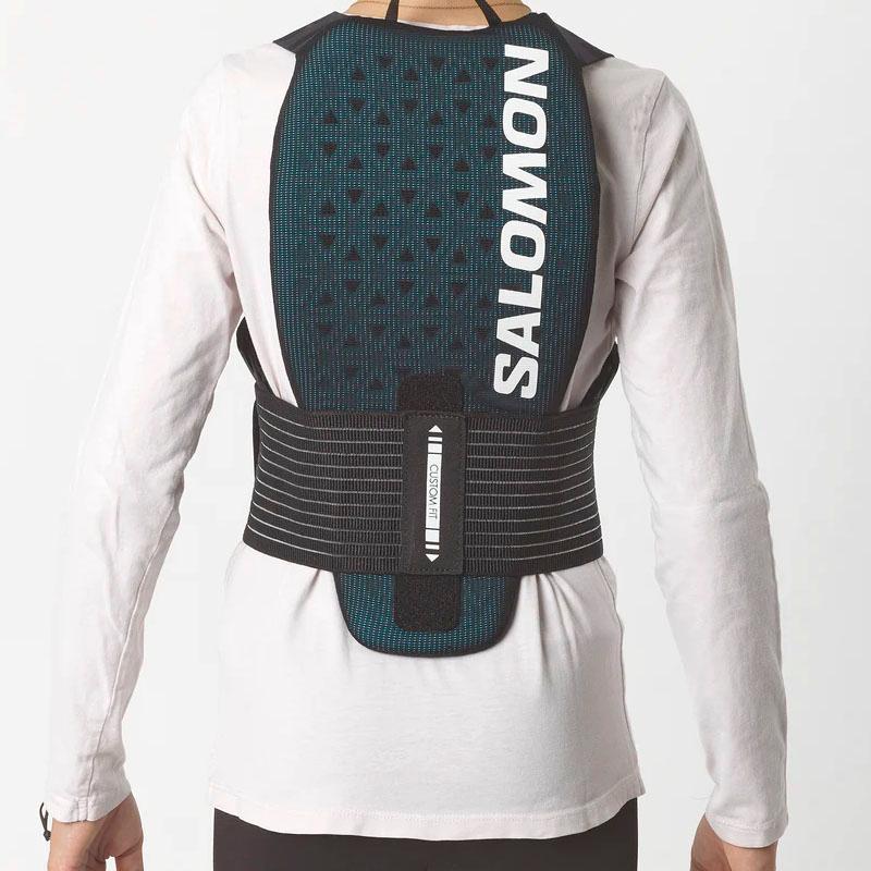 Salomon バックプロテクター　ブラック/ブルー SALOMON（サロモン） スノボ スノーボード バックプロテクター 脊椎
