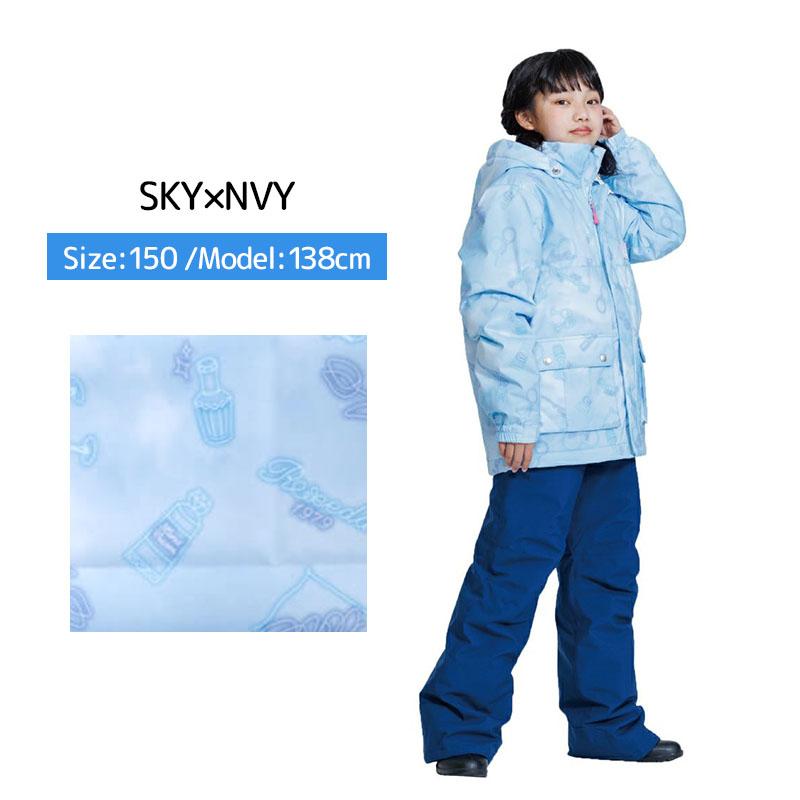 スノボウェア キッズ スノーウェア ジュニア レセーダ RESEEDA 上下セット ＜2024＞ RES66001 / JUNIOR SUIT | RESEEDA | 08