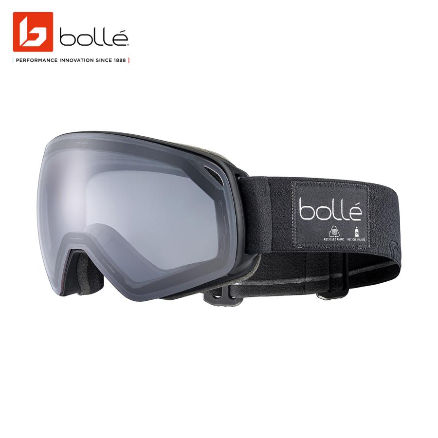 bolle ボレー スノボ スノーボード ゴーグル メンズ レディース 2024 ECO TORUS M Matte Black/ エコ トーラス エム マットブラック 眼鏡・メガネ対応ゴーグル | bolle
