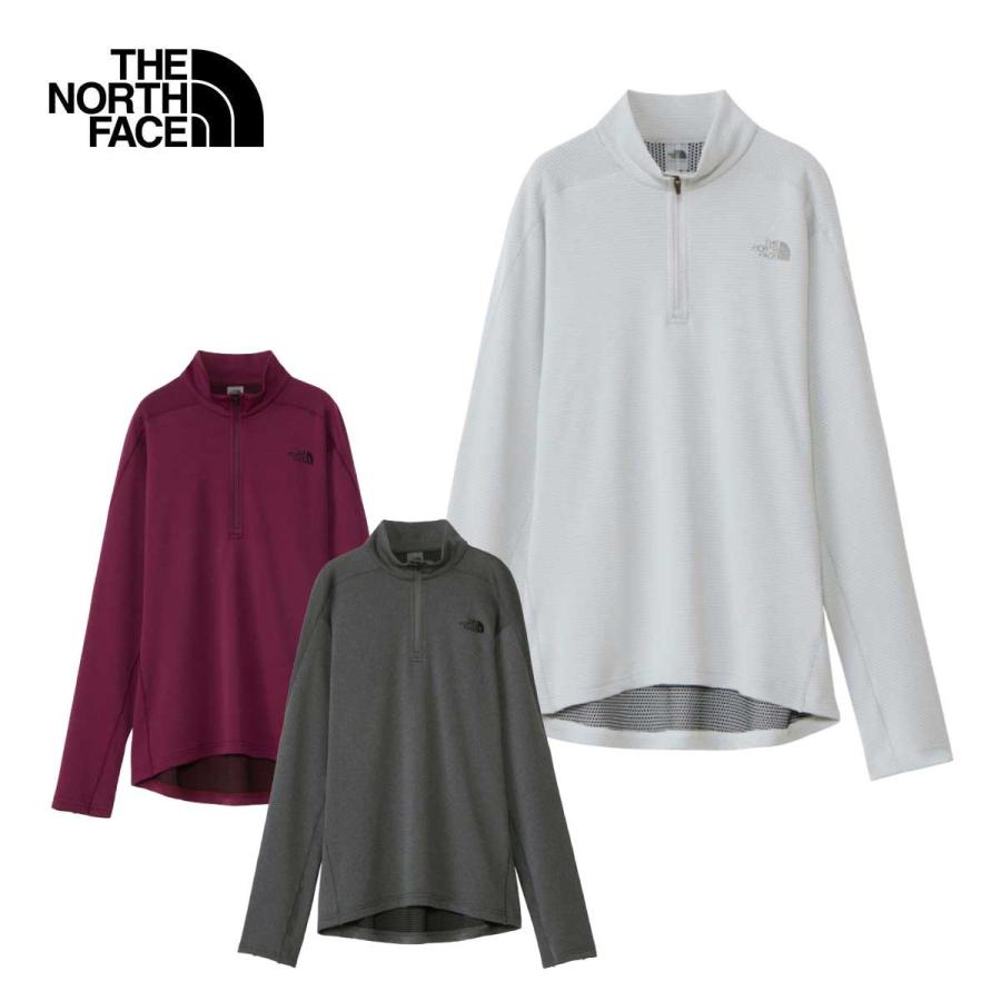 THE NORTH FACE ザ・ノース・フェイス スノボ スノーボードウェア トップス レディース 2024 NTW62311 L/S FlashDry Zip Up 【薄手】 | THE NORTH FACE