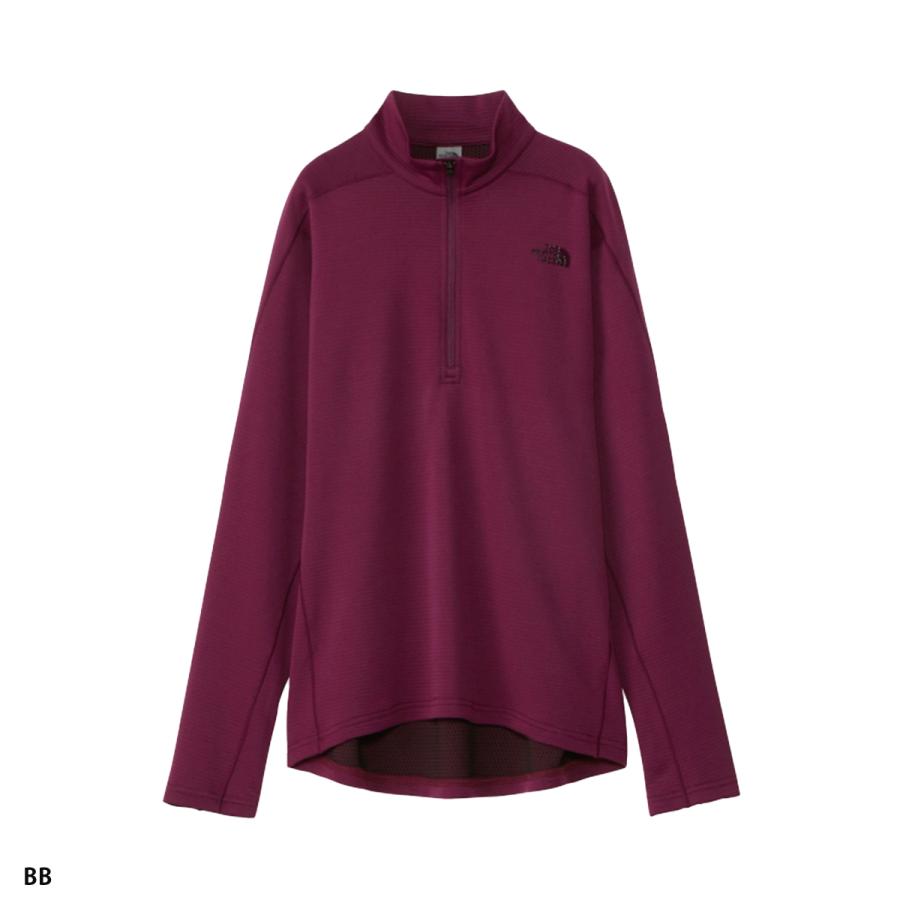 THE NORTH FACE ザ・ノース・フェイス スノボ スノーボードウェア トップス レディース 2024 NTW62311 L/S FlashDry Zip Up 【薄手】 | THE NORTH FACE | 05