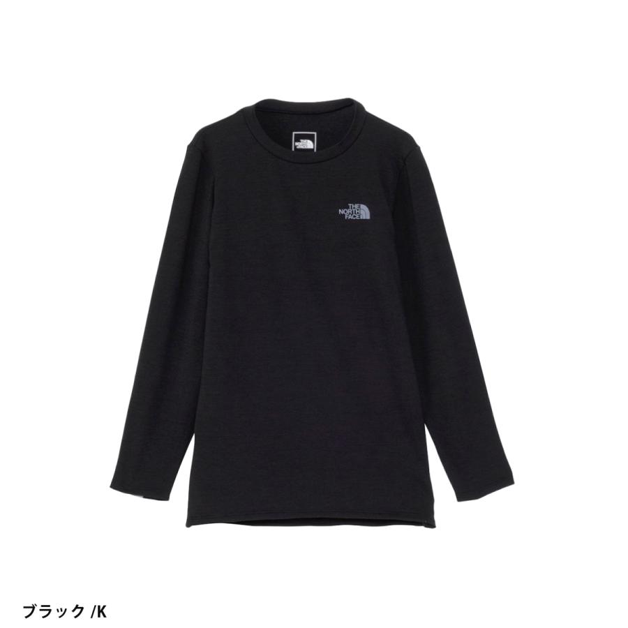 THE NORTH FACE ザ・ノース・フェイス スノボ スノーボード ウェア トップス キッズ ジュニア 2025 NUJ62340 L/S WARM Crew ロングスリーブウォームクルー | THE NORTH FACE | 02