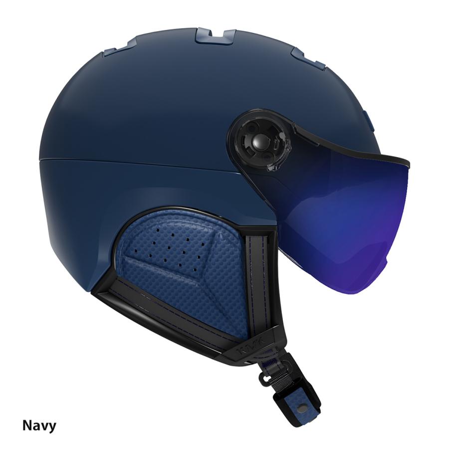 KASK カスク スノボ スノーボード ヘルメット メンズ レディース 2024 KA-SHE61 / PIUMA-R SHADOW / VISOR -SHE00061の画像
