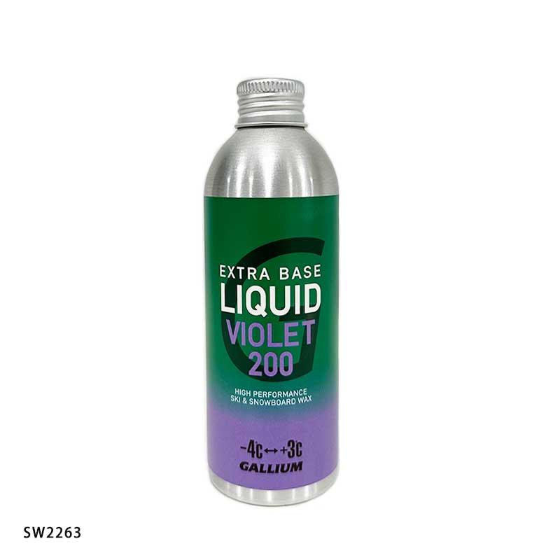 GALLIUM ガリウム ワックス 2025 EXTRA BASE LIQUID VIOLET 200ml 詰め替え用 / SW2263 エクストラ ベース リキッド バイオレット スノボ スノーボード | GALLIUM | 02